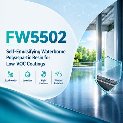FW5502: লো-ভিওসি আবরণের জন্য স্ব-ইমালসিফাইং ওয়াটারবর্ন পলিয়াসপার্টিক রজন