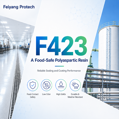 F423 - নির্ভরযোগ্য সিলিং এবং আবরণ পারফরম্যান্সের জন্য একটি খাদ্য-নিরাপদ পলিয়াসপার্টিক রজন